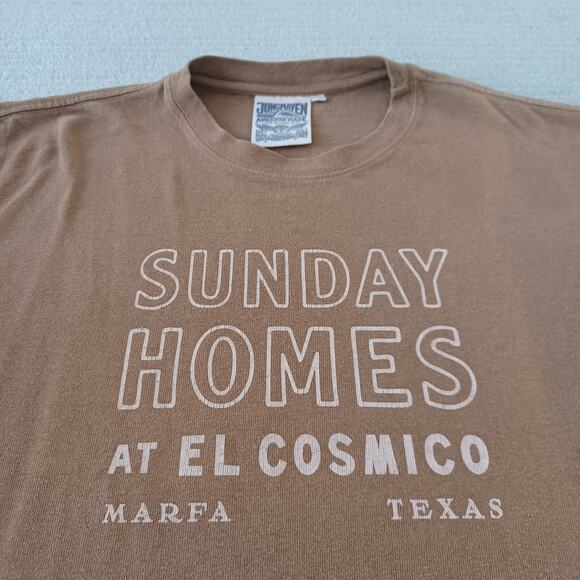 Jungmaven T Shirt Women XXL Brown Pullover Hemp Long Sleeve Marfa Crew Neck - Picture 5 of 8